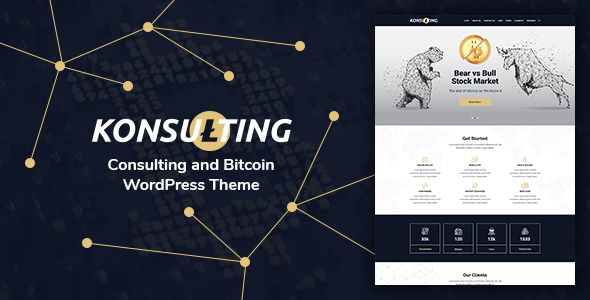 Konsulting-咨询和比特币WordPress主题