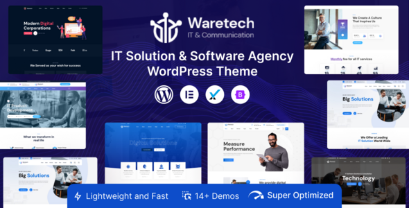 Waretech-IT解决方案和技术WordPress主题