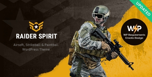 Raider Spirit | Airsoft Club&Paintball WordPress主题