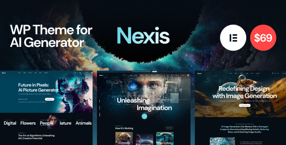 Nexis-人工智能机构和初创公司WordPress主题
