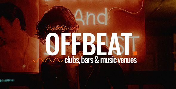 Offbeat-夜生活，酒吧和酒吧WordPress主题