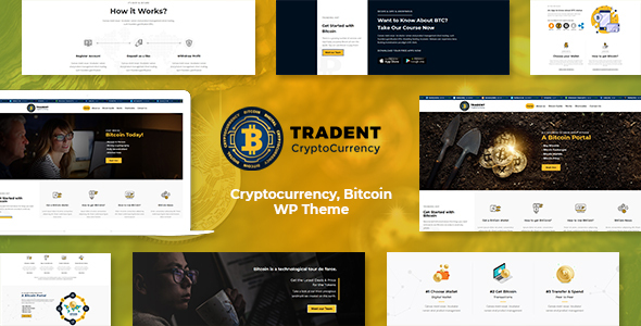 Tradent-加密货币，比特币WordPress主题