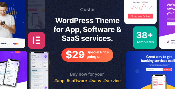 Custar-软件和应用WordPress主题