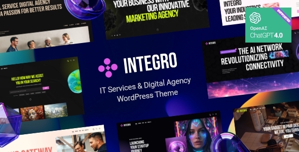 Integro——IT服务和数字代理WordPress主题