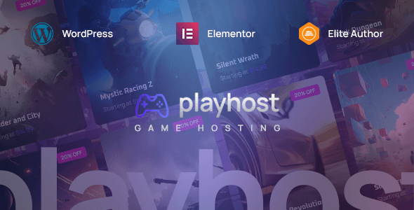 Playhost-游戏主机服务器WordPress主题