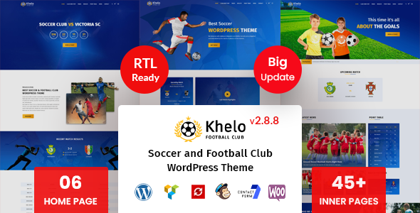Khelo-足球与体育WordPress主题