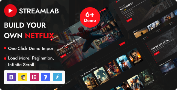 Streamlab-视频流WordPress主题
