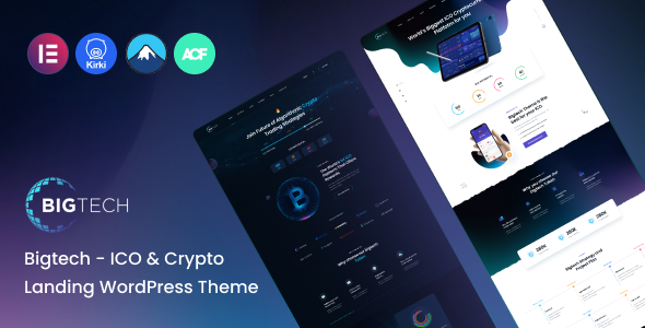 Bigtech-首次代币发行（ICO）与加密货币登陆WordPress主题