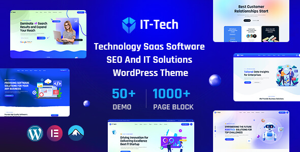 IT技术-IT解决方案和SaaS WordPress主题