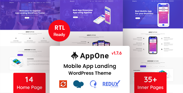 AppOne-应用登陆WordPress主题