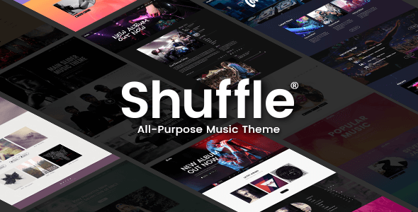 Shuffle-音乐WordPress主题