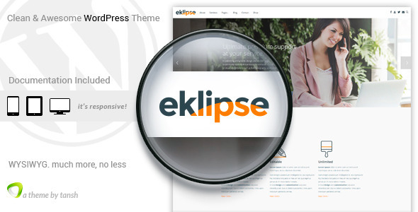 Eklipse软件响应式WordPress主题
