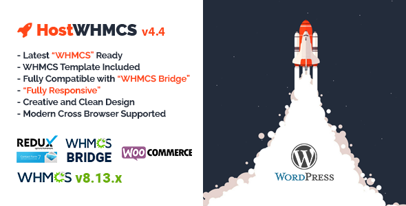 HostWHMCS |响应式主机和WHMCS WordPress主题