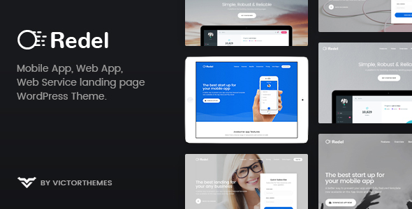 Redel-响应式应用登陆WordPress主题