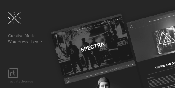 Spectra-WordPress的音乐主题