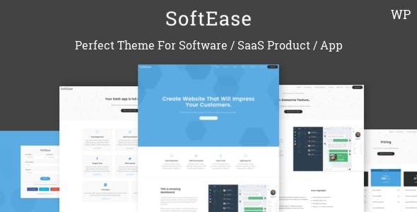 SoftEase-多用途软件/SaaS产品WordPress主题