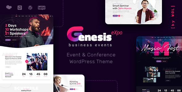 GenesisExpo |商务活动和会议WordPress主题