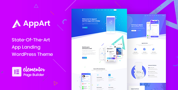 AppArt-应用程序Saas的创意WordPress主题
