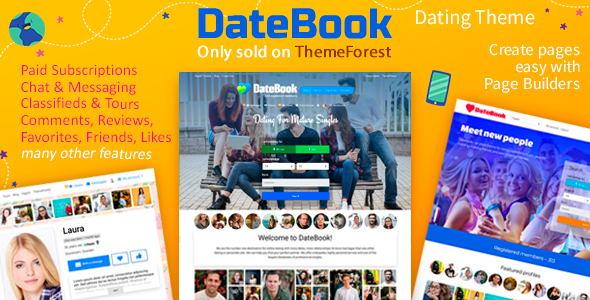 DateBook-约会WordPress主题