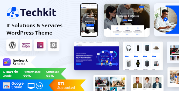 Techkit–技术和IT解决方案WordPress主题