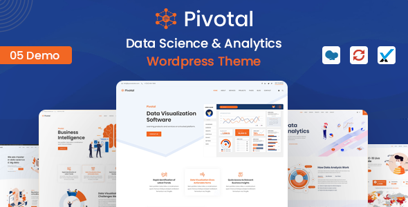 Pivotal-数据科学与分析WordPress主题