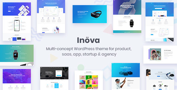 Inova-面向初创企业和机构的多用途WordPress主题