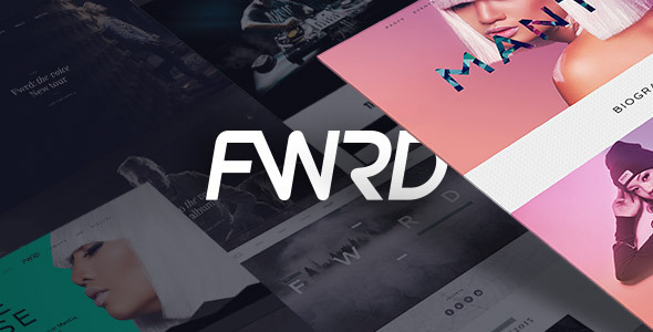 FWRD-音乐乐队和音乐家WordPress主题