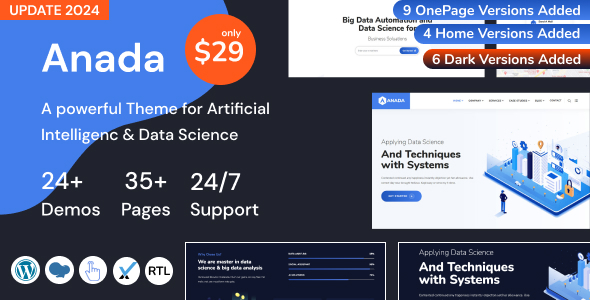 Anada-人工智能机构和数据科学WordPress