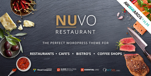 NUVO-咖啡馆和餐厅WordPress主题