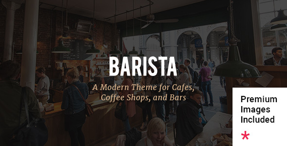 Barista-适用于咖啡馆、咖啡店和酒吧的现代WordPress主题