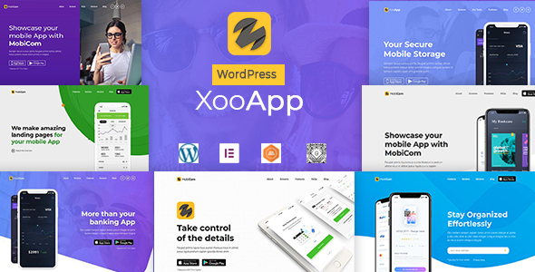 XooApp-应用登录页面WordPress主题