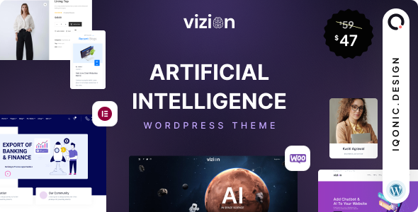 Vizion 4.0-人工智能WordPress主题