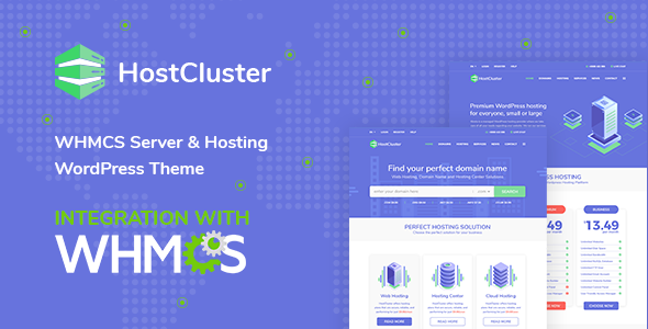 HostCluster-WHMCS托管WordPress主题