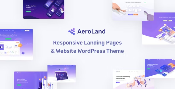 AeroLand-应用着陆软件网站WordPress主题