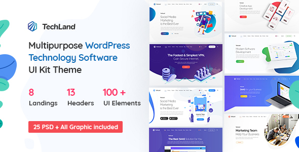 Techland-多用途技术软件WordPress主题