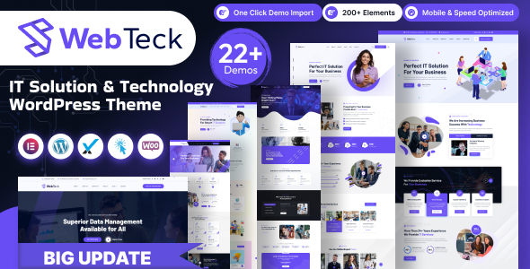 Webteck–IT解决方案和技术WordPress主题
