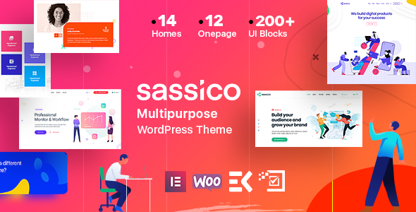 Sassico-Saas初创公司多用途WordPress主题