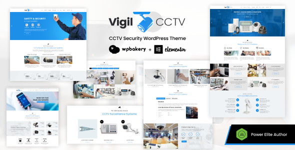 警戒-CCTV安全WordPress主题