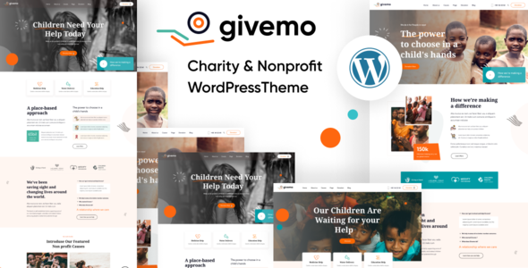 Givemo-慈善和非营利WordPress主题