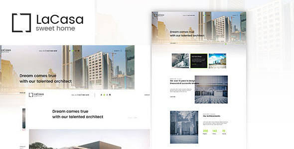 LaCasa–室内外装饰WordPress主题