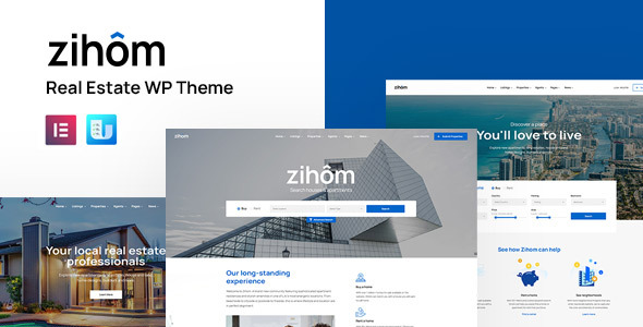 Zihom-房地产WordPress主题