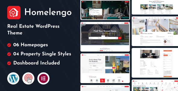 Homelengo-房地产WordPress主题