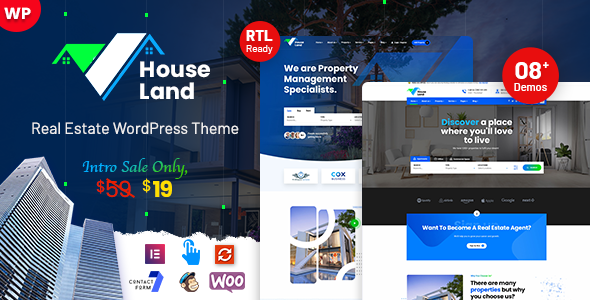 Houseland-房地产WordPress主题