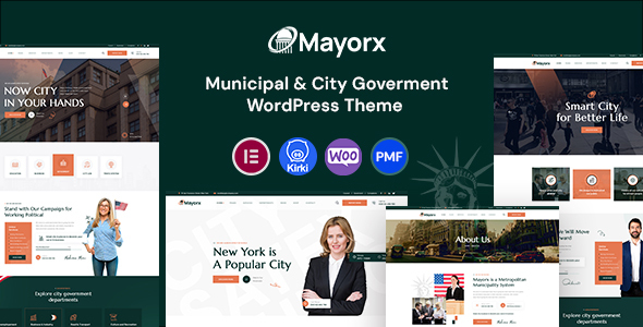 Mayorx–市政和市政府WordPress主题