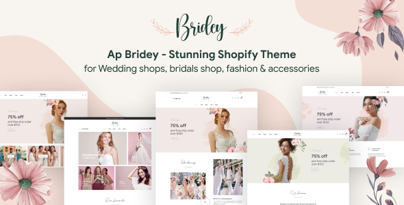 Ap Bridey-婚礼商店Shopify主题