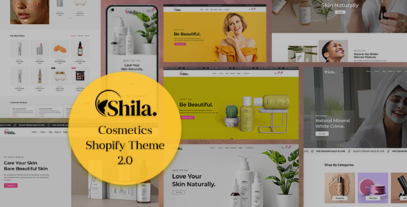 Shila-化妆品和护肤品现代电子商务Shopify商店主题
