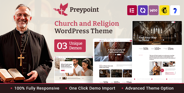 Preypoint-教会和宗教WordPress主题
