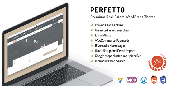 Perfetto-高级房地产WordPress主题