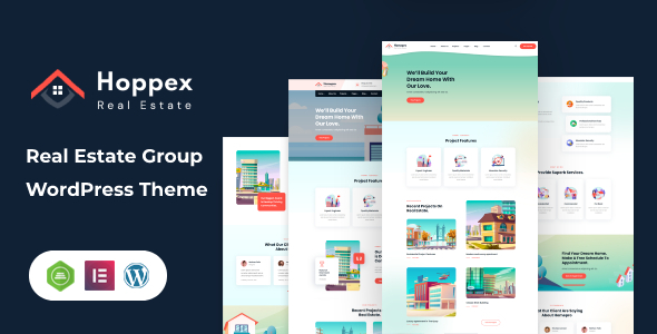 Hoppex–房地产和建筑集团WordPress主题