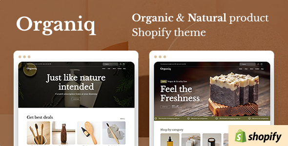 Organiq-有机商店Shopify主题